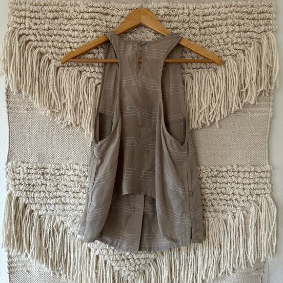 T by Alexander Wang Dobby Stripe Tank - Picture 7 of 7